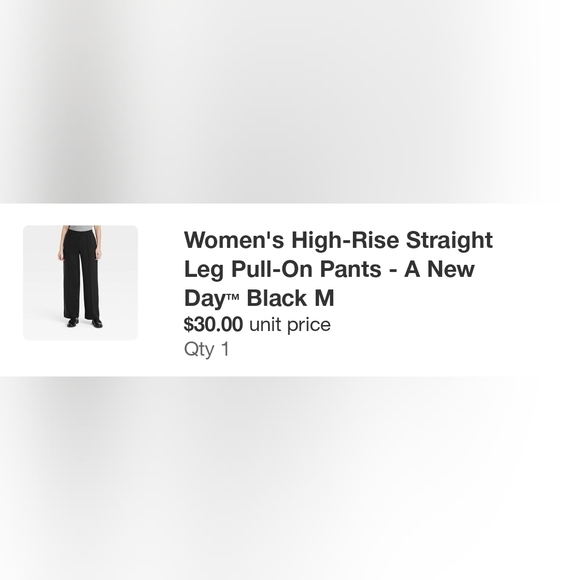 a new day Black Wide-Leg Pants - Picture 5 of 5